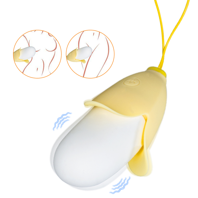 Jump Egg Vibrator for Women l Stimulator Banana-shaped Dildo G-spot Clitoral Vibrator Female Masturbator_voghion.com