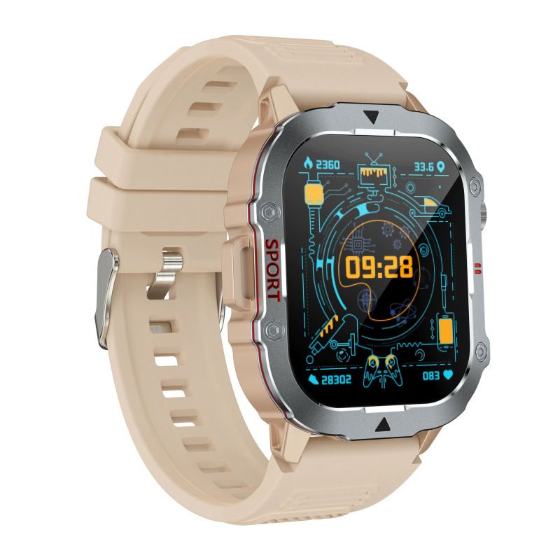 Trendy Items Cross-border New QX11 Smart Three-proof Outdoor Bluetooth Call Heart Rate Blood Pressure Monitoring Men's Sports Watch_voghion.com