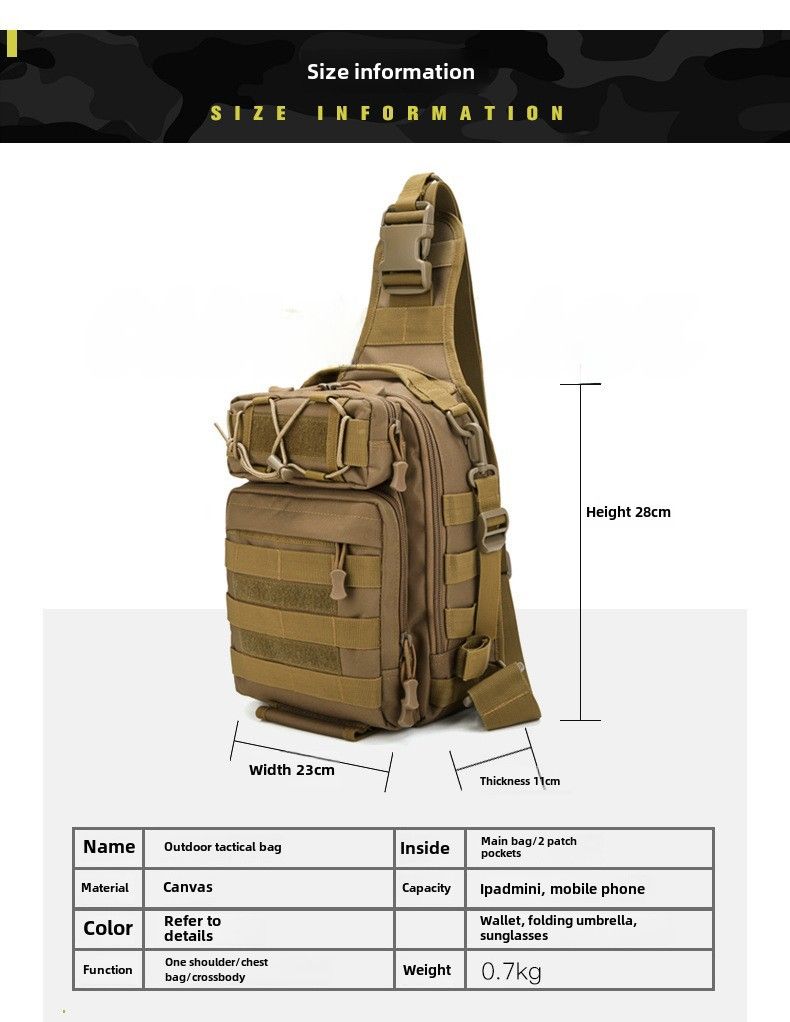 Luya Bag 2018 Nou Rucsac Tactic Camuflaj Geantă de Exterior pentru Bărbați Geantă de Piept Multifuncțională Umăr Crossbody Geantă cu Trei Scopuri_voghion.com