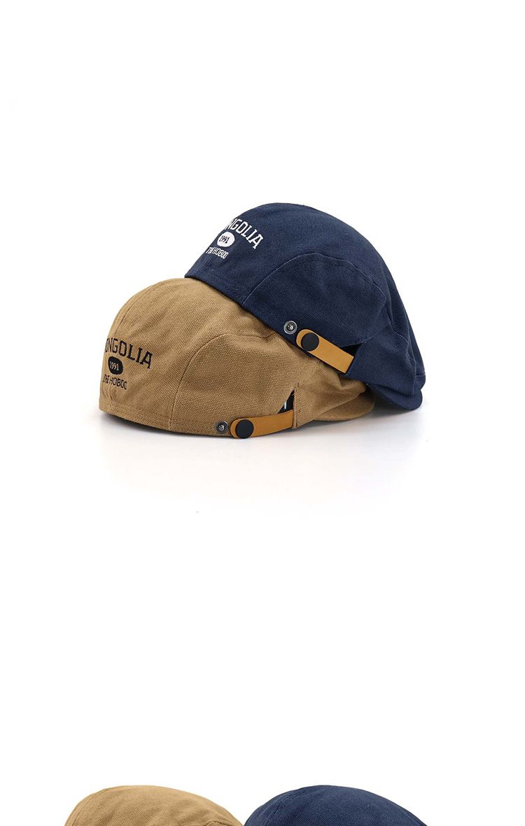 2024 New Hat Reverse Wearing Beret Female Korean Version Trendy Spring And Autumn Summer Hat Children's Fashionable High-end Hat_voghion.com