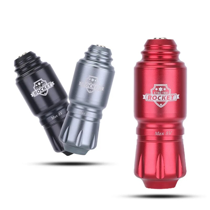 Rotary Tattoo hine Professionale Breve Mini Rocket Motor RCA Corsa di alta qualità 3.6mm Rocket Tattoo Pen Gun Alluminio 2023 hot_voghion.com