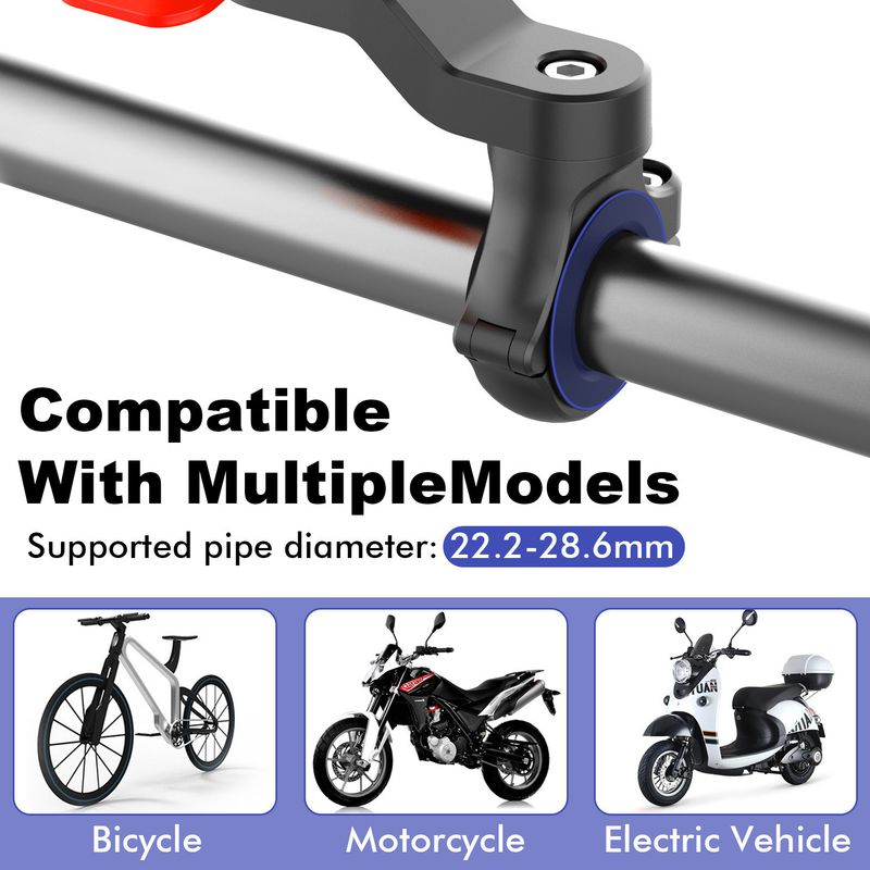 Sprzęt do jazdy na rowerze górskim, motocykl elektryczny, telefon komórkowy, uchwyt nawigacyjny, uchwyt na rower, uchwyt na rower, uchwyt na rower_voghion.com