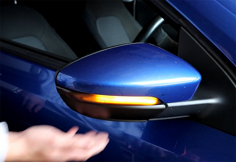 2 STÜCKE Dynamische Blinker Für VW Passat B7 CC Scirocco Jetta 6 EOS LED Blinker Seitenspiegelanzeige 2011 2012 2013_voghion.com
