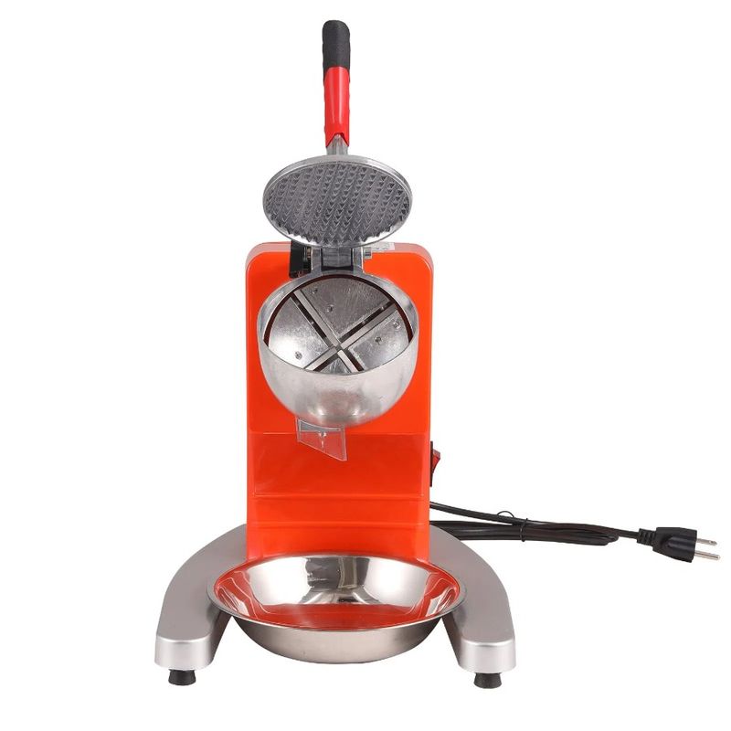 Snow With Blades Ice Steel Maker Crushers Cover Cone Shaved Machine 220lbs Electric With 4 And Stainless Per Hour Machine Ice_voghion.com