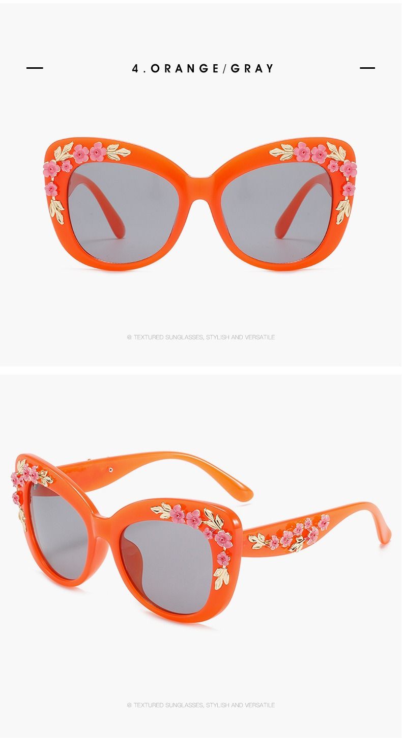 Fashionable Personality Party Sunglasses Cross Border High Value Comfortable Retro Sunglasses European And American Trendy Cat Eye Glasses_voghion.com