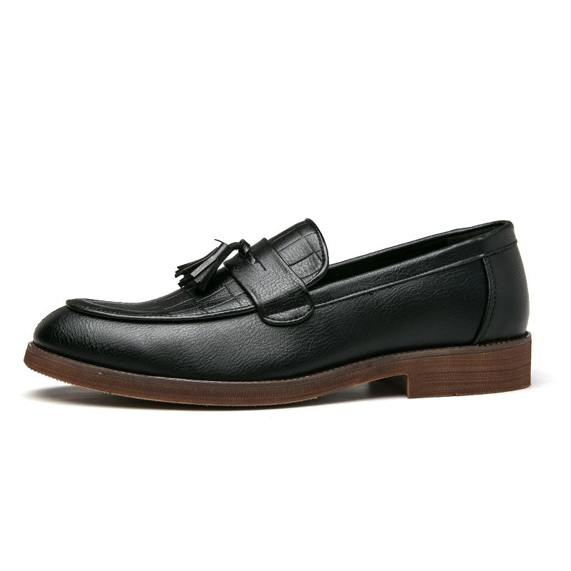 2022 Leren Casual Heren Loafers Band Slip On Mannelijke Dress Schoenen Vrijetijds Stijl Grote Maat 38-47 Goede Slijtvaste Zool_voghion.com
