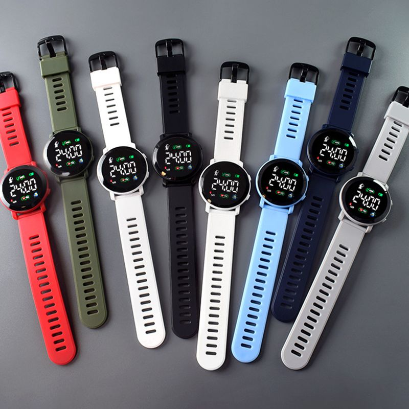 Orologio digitale a LED per bambini Xinweiqing, con data automatica, calendario settimanale, orologio da polso sportivo per ragazzi e ragazze, orologio elettronico alla moda_voghion.com
