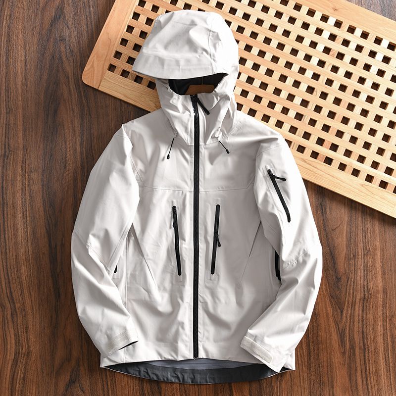 Men's Clothing climbing series spring men's full rubberized rainproof hard shell ski jacket functional assault jacket_voghion.com