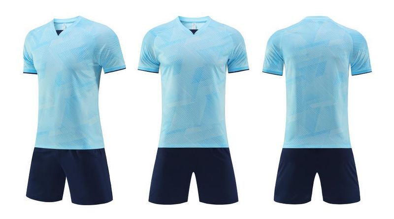 Speed Student bedrukt kinderteamuniform, snel drogend shirt, nieuwe voetbalset, jeugdtraining heren_voghion.com