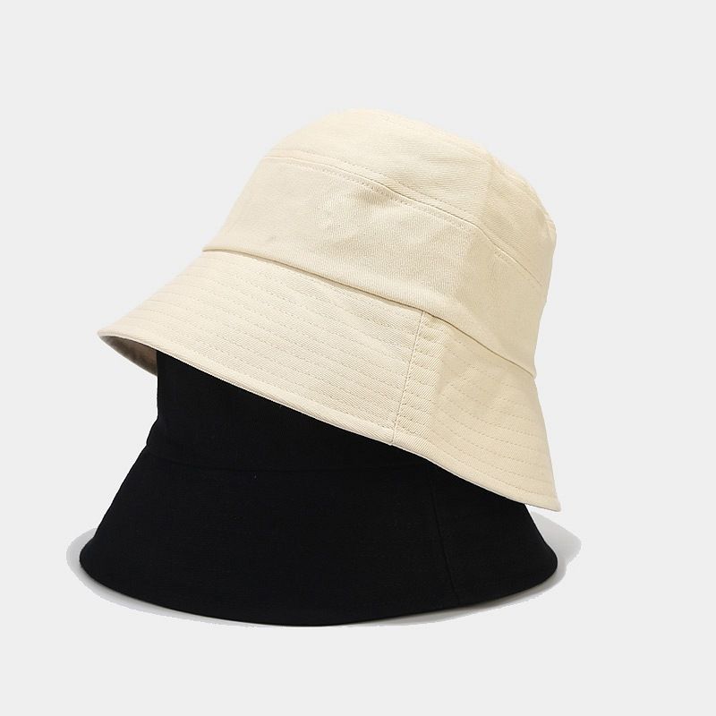 Ženski spomladanski in poletni enobarvni vsestranski sončni klobuk za pare, literarni majhen svež klobuk za umivalnik_voghion.com