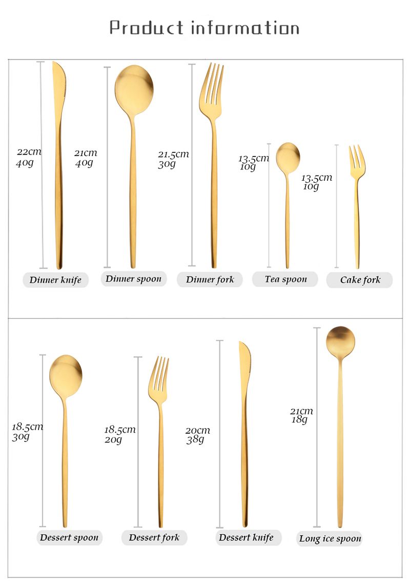 Vintage Rose Cutlery - Matte Finish Tableware Set_voghion.com