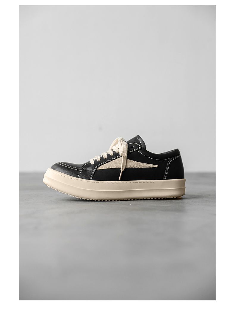 Cleanfit Trendy Ro Inverted Triangle Sneakers Men's Casual German Training Couple Warped Normcore Big Head Derby Shoes_voghion.com