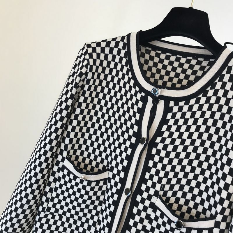 Dameskleding Tweedelige set voor kleine mensen in de herfst met een hoogstaand pak Kleine geurige stijl Wijde broek_voghion.com