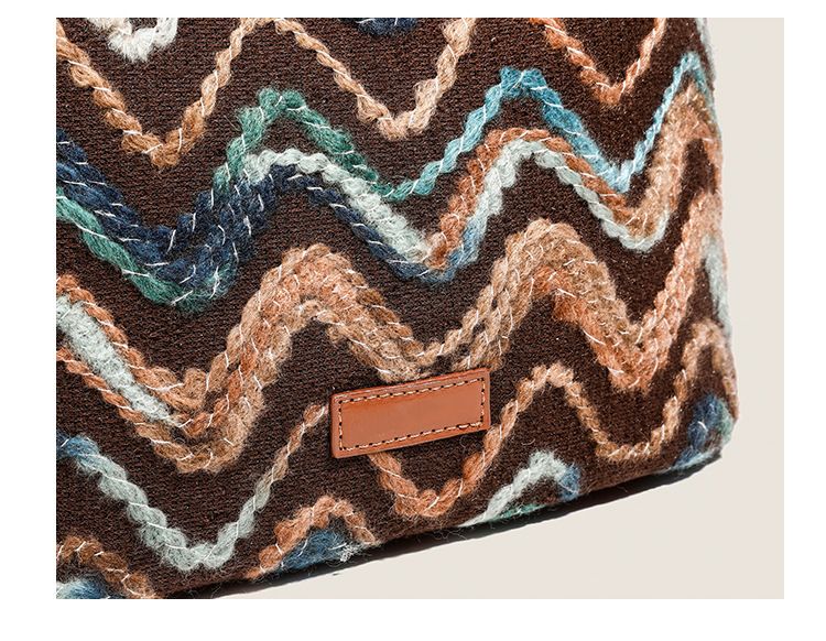 Borsa a tracolla da donna a spalla singola versione coreana di lusso leggero, borsa alla moda, moda casual, strisce_voghion.com
