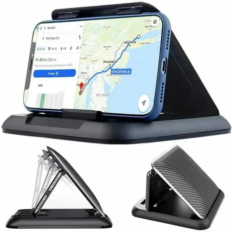 Car Holder Simple Dashboard Mobile Phone Cradle Mount Bracket Support Easy Installation Auto Cellphone_voghion.com