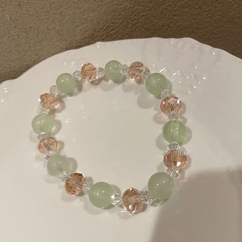 Mintgrünes Perlenarmband für Frauen im Sommer-Nischendesign, Persönlichkeitsarmband, 2023 neuer Stil, Internet-Promi-Freundinnen-Schmuck_voghion.com