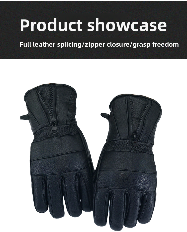 Genuine Leather For Men Winter Warmth Extra Large Thickened Fleece Lined Cold-Proof Outdoor Riding Motorcycle Sheepskin_voghion.com