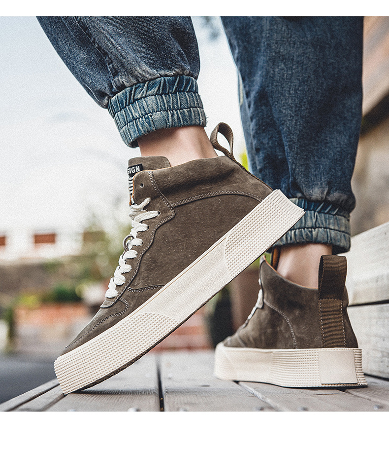 Herren-Wanderschuhe, Arbeitsschuhe, Sneakers, Gummisohle, rutschfeste Sneakers_voghion.com
