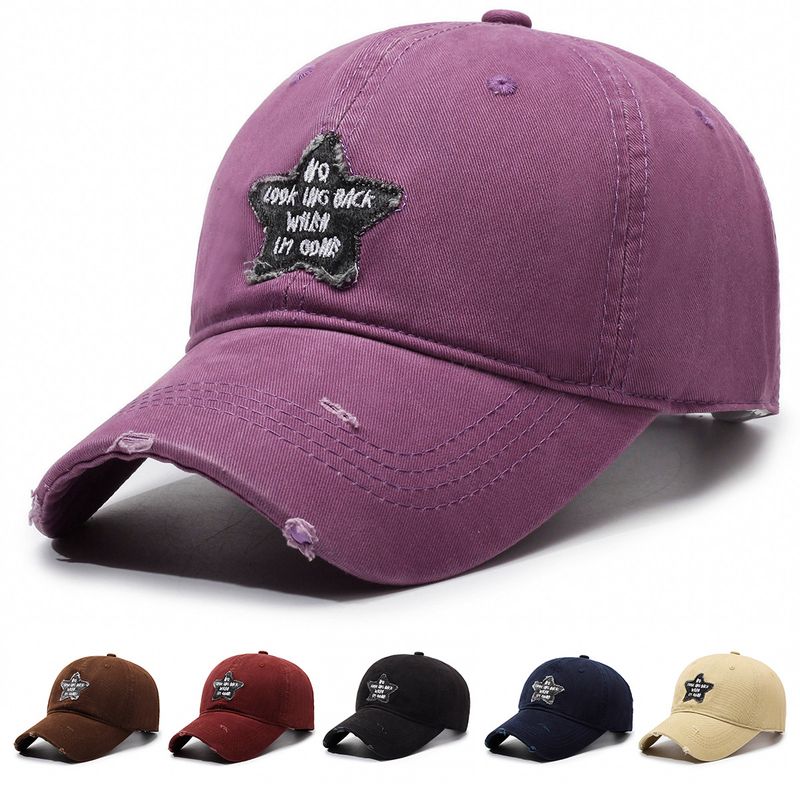 Five-Pointed Star Hat For Women Summer Korean Version Sunshade Sunscreen Baseball Washable Deep Top Large Head_voghion.com
