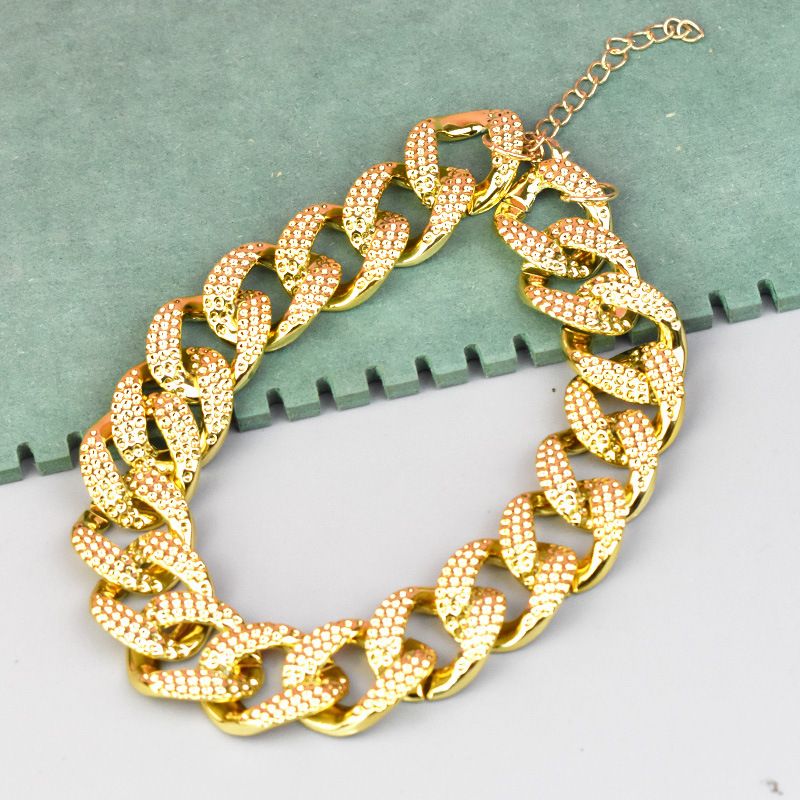 French Bulldog Schnauzer Gold Chain Small Dog Pet Necklace Accessories_voghion.com