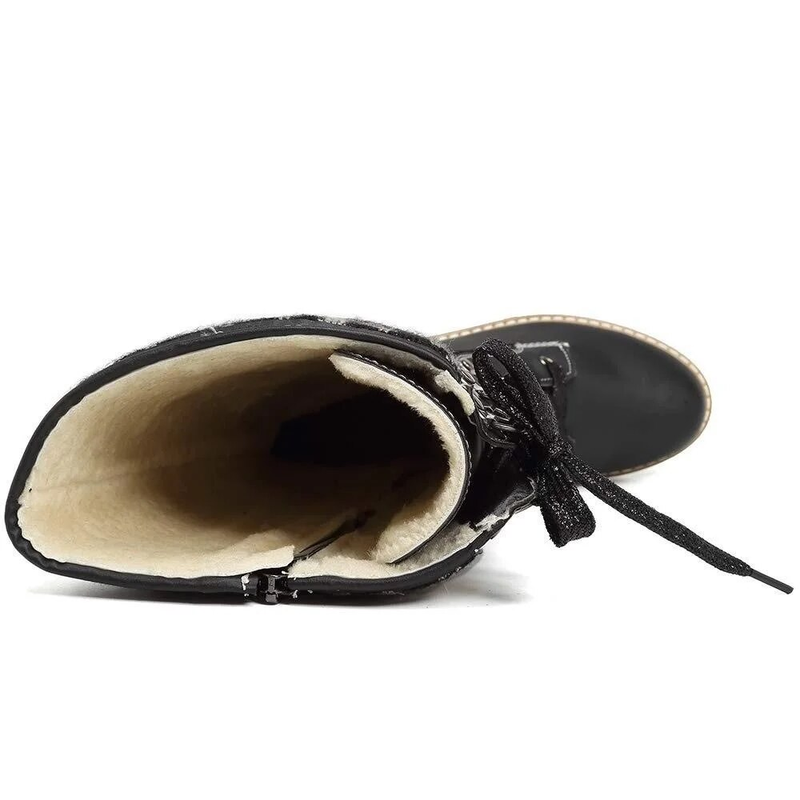 Womens Length Boot Low Heeled Cavalier Boots_voghion.com