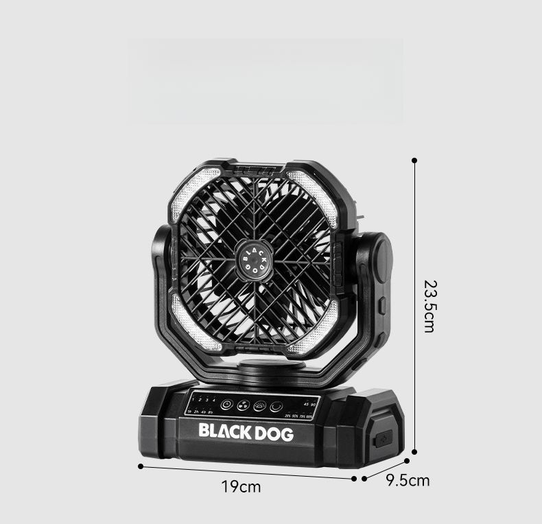 Blackdog Outdoor Desktop Mini Fan Cooling Small Tactical New Portable Camping Light Rechargeable_voghion.com