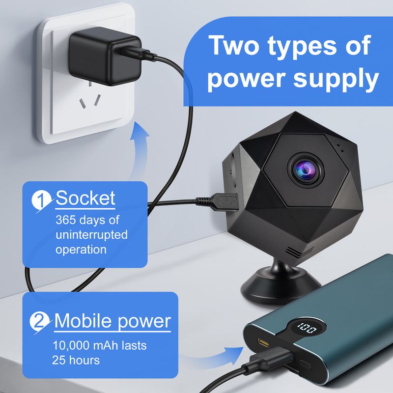 Indoor Intelligent Remote Wireless Monitoring Camera, Household Infrared Night Vision Monitoring, Two-way Voice_voghion.com