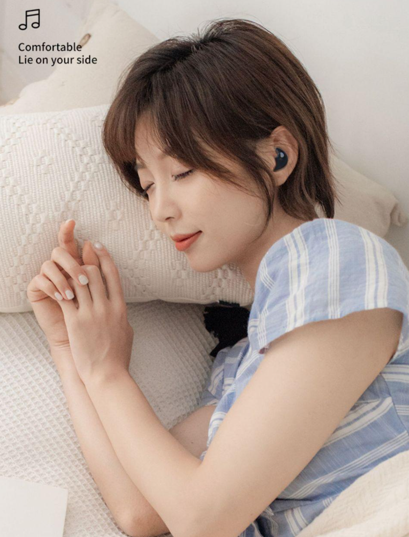 Huawei 2025 Universal Bluetooth Nuevos Mini Auriculares Inalámbricos Invisibles para Dormir Ultrafinos Cómodos_voghion.com