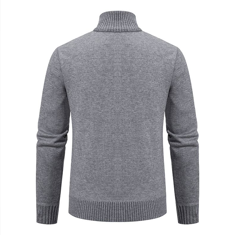 2024 Herbst Und Winter Neuer Kaschmir Gepolsterter Warmer Lässiger Herren-Strickpullovermantel_voghion.com