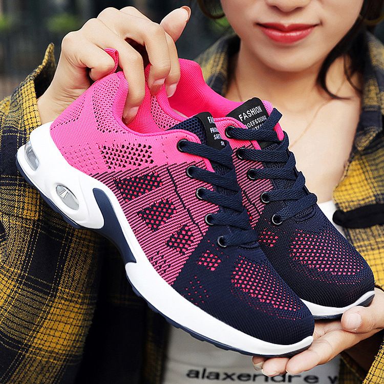 Women's Spring New Large Size Running Soft Sole Casual Air Cushion Sports Shoes Wholesale_voghion.com