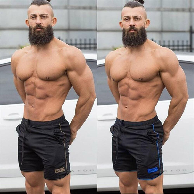 Muške sportske kratke hlače za trening, bodybuilding, trčanje, vježbanje, Fiess GYM kratke hlače_voghion.com
