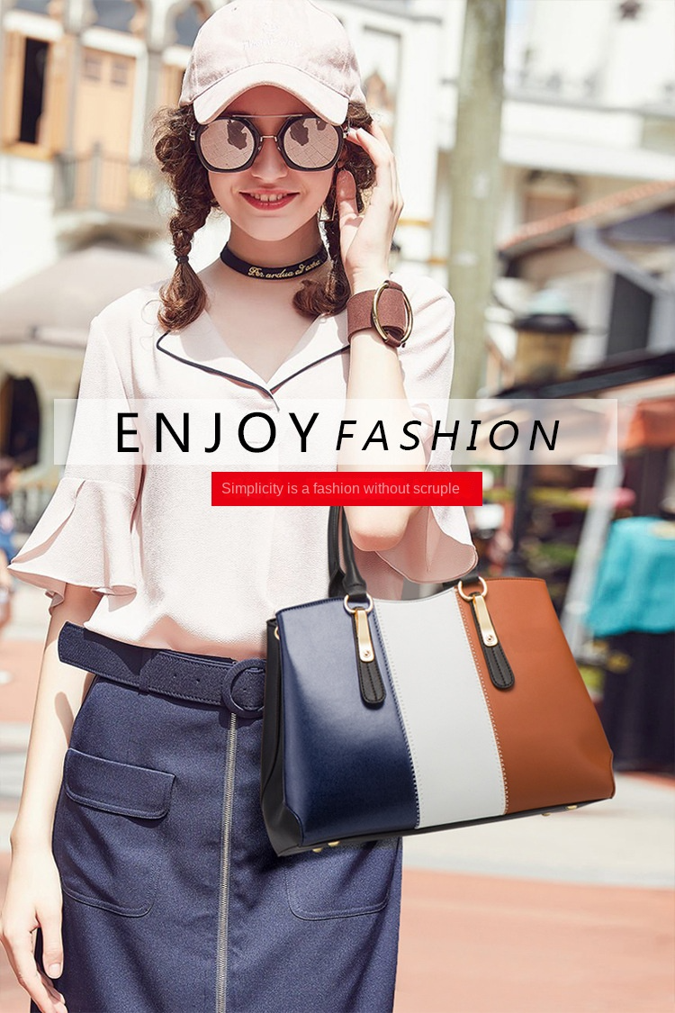 Borse Donna New Fashion Contrasto di colore Combo Set di quattro pezzi Borsa a tracolla Messenger Clutch_voghion.com