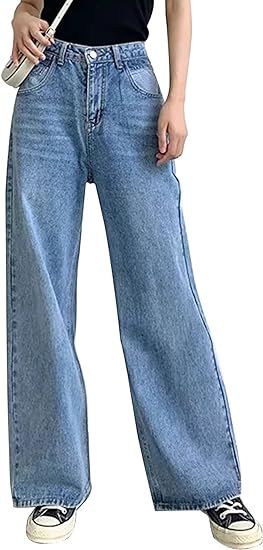 Jeans aderenti a vita alta non elastici da donna_voghion.com