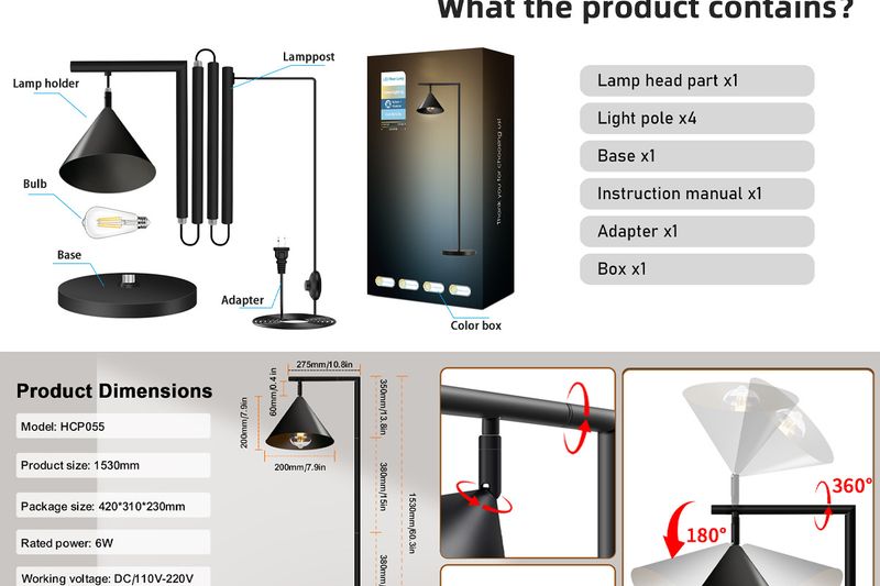 Lampada da terra fantasy con altoparlante ad angolo retto, lampada d'atmosfera, lampada angolare Bluetooth, illuminazione da comodino, lampada da lettura da terra, lampada con staffa_voghion.com