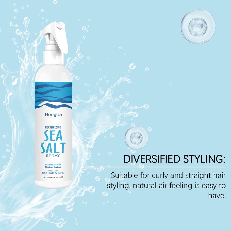 HOEGOA Sea Salt Hair Sanfte Inhaltsstoffe Natürliches Volumen Langanhaltendes Textur-Styling-Spray_voghion.com