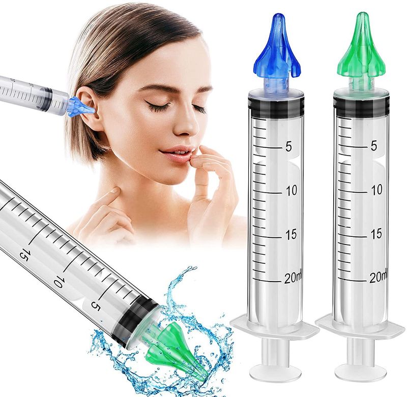 Cross-border syringe with lid for feeding, watering,(1 ml, 3 ml, 5 ml)_voghion.com