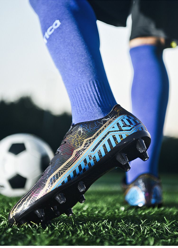New football shoes male TF broken nails adult sports spike race training sports running shoes_voghion.com