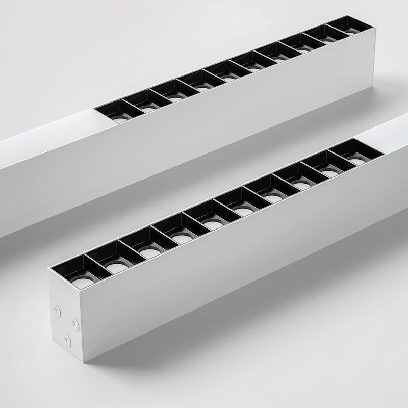 Glitzerlife Deckenlampe LED Deckenleuchte Schlafzimmer - Moderne 107CM Wohnzimmerlampe 32W Lang Küchenlampe Dimmbar Mit Fernbedienung Büro Deckenbeleuchtung Panel_voghion.com