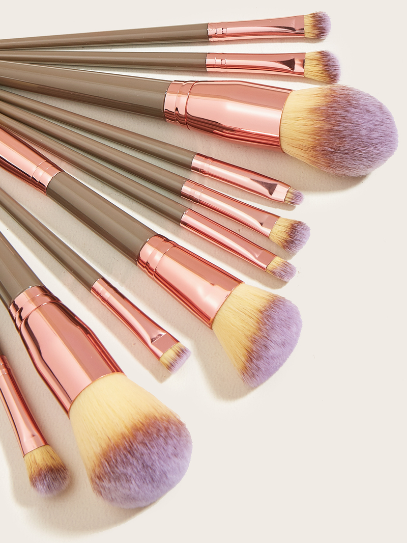 7/10 pinceaux de maquillage ensemble Big Mac pinceau fard à paupières poudre libre pinceau maquillage GUJHUI_voghion.com