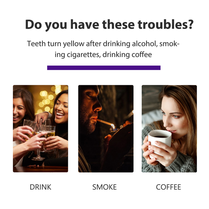 EELHOE v34 dentifricio in mousse per abbellire i denti di colore viola, dentifricio sbiancante per denti giallo, dentifricio per pulizia tartaro macchiato di fumo_voghion.com