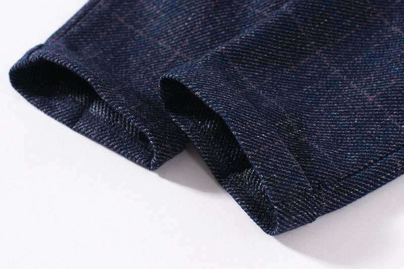 Traje pequeño para niños, traje de tres piezas para niños con flores de primavera y otoño, estilo británico_voghion.com