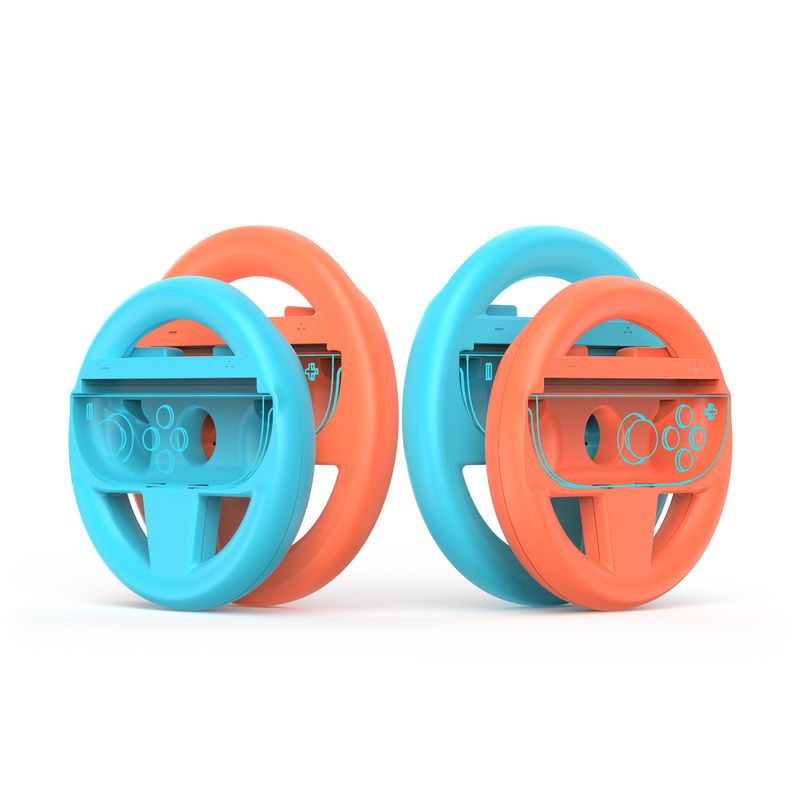 New Switch2 Mario Kart Family Set JOYCON Steering Wheel Big 2 Small 4 Pack_voghion.com