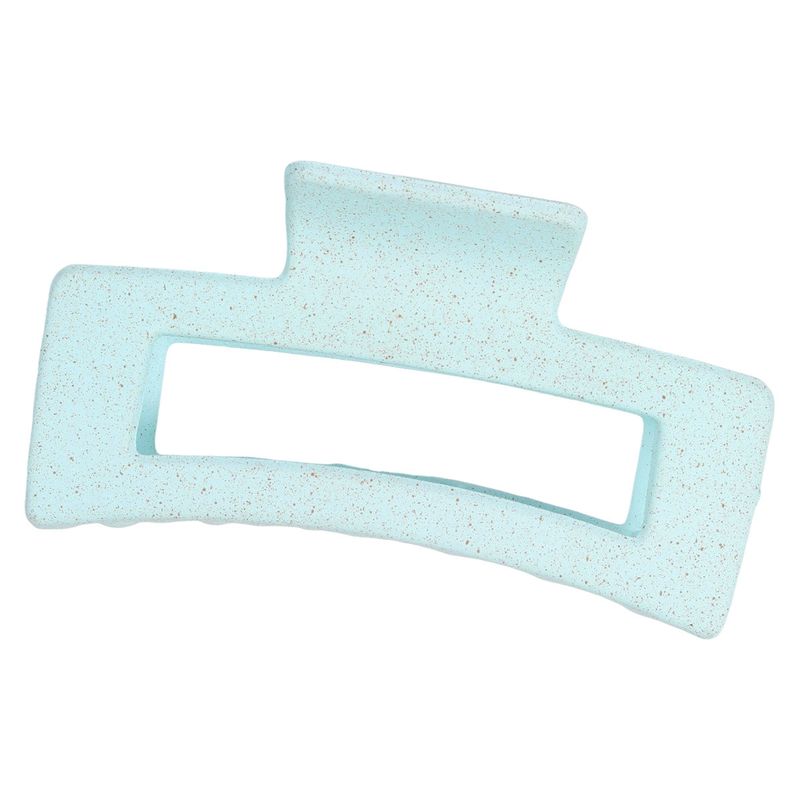 Pince à griffes carrées creuses unique - Design minimaliste géométrique carré creux - Pince requin pour chignon de douche à l'arrière de la tête_voghion.com