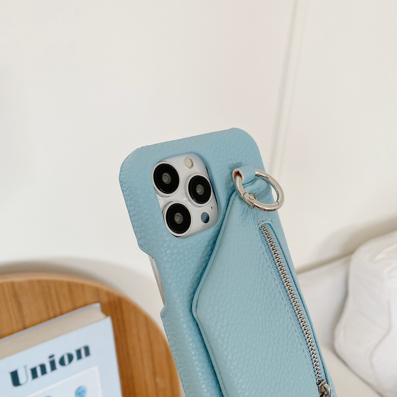 Mobile phone case coin purse card holder mobile phone case suitable for iPhone15 mobile phone case Apple 13promax protective cover 12 women_voghion.com
