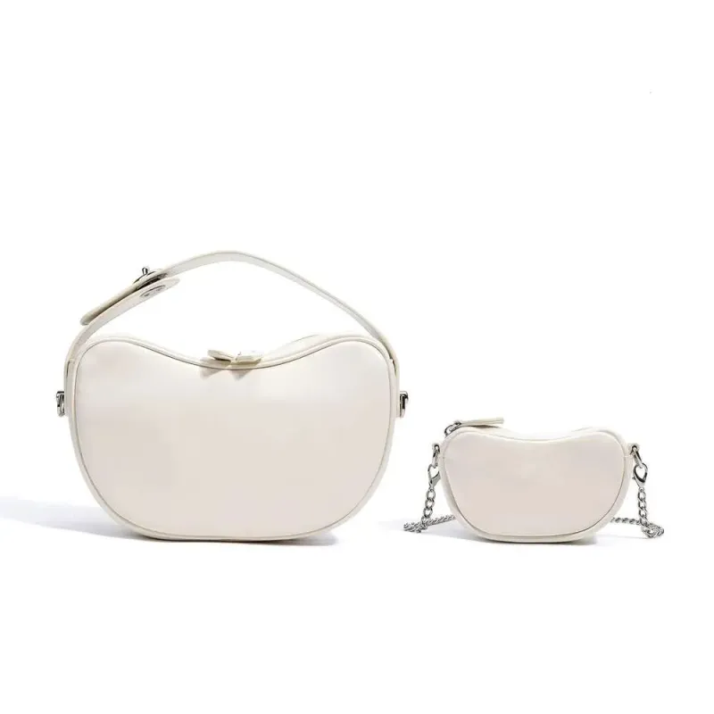 High Quality Designer 2 Pcs Set Women Composite Shoulder 2025 Sheepskin Cashew Handbags Mini Purses Niche Design_voghion.com