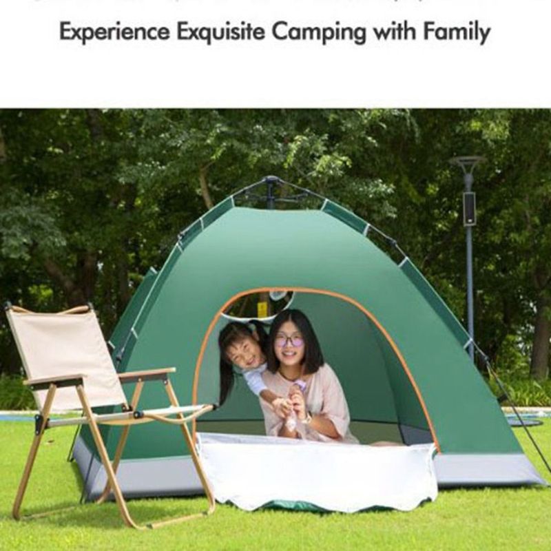 Draagbare, volledig automatische tent, snel te openen, 2-persoons, dubbele deur, opvouwbare kampeertent, tweepersoons strandtent_voghion.com