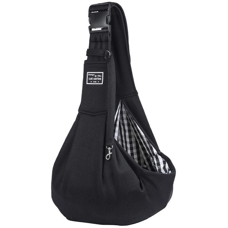 New Foldable Backpack, One Shoulder Crossover, Portable, Large Capacity Pet Cat Bag for Going Out_voghion.com