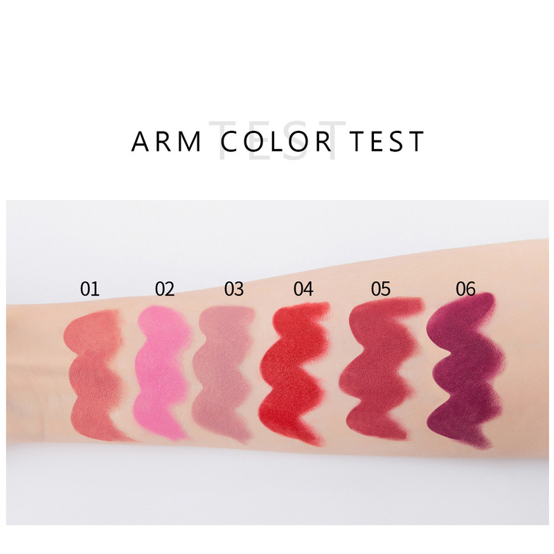 Il nuovo e bellissimo set di 6 rossetti Matte Mist Mouth Red Lip Paste del 2024 è un must per le ragazze_voghion.com