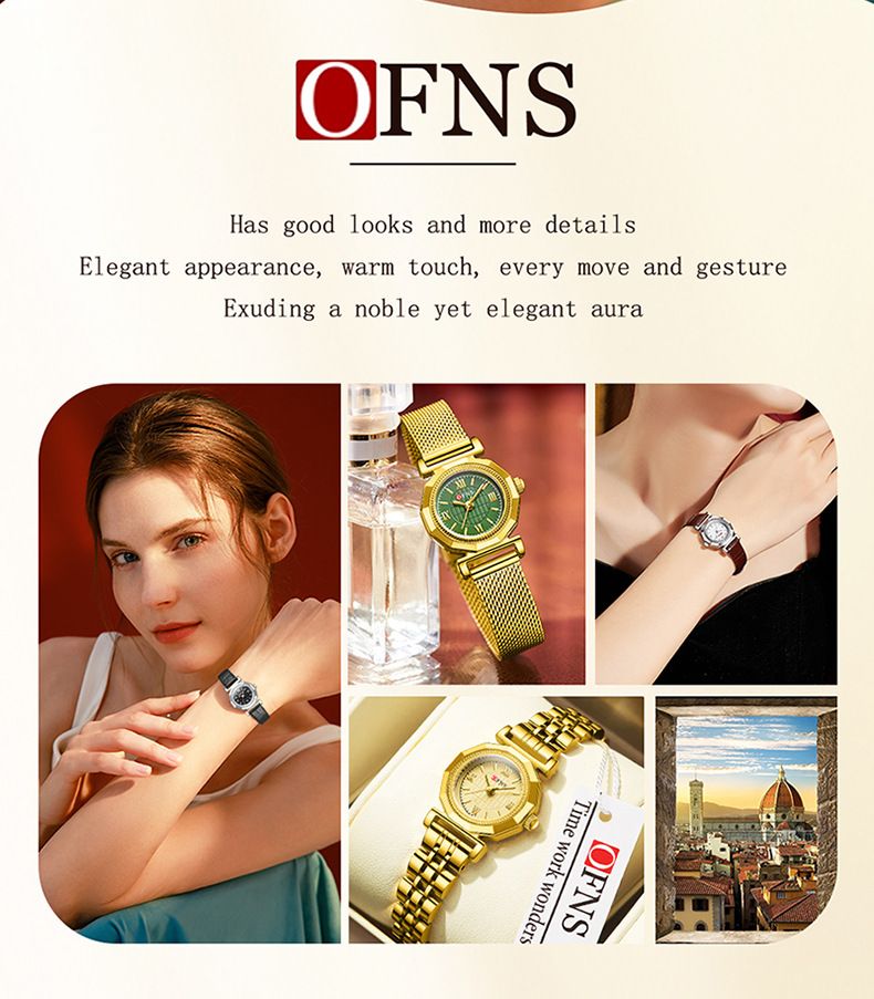 Women's Vintage Style Quartz Watch With Water Resistance - Elegant And Minimalist Round Dial Watch Available In Leather/Mesh/Stainless Steel Band_voghion.com