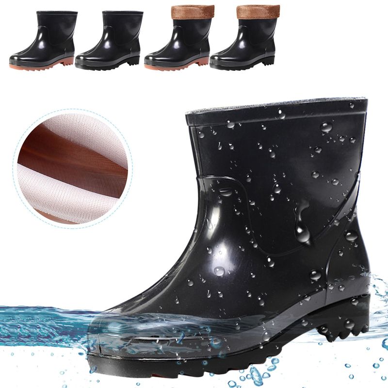 Kurze Regenstiefel Gummistiefel für Garten Mann Schuhe Regen Herren Wasserschuhe 11_voghion.com
